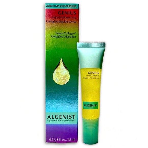 Algenist—GENIUS Liquid Collagen Lip Plumping Treatment Serum (15mL) *NIB* - Picture 2 of 7